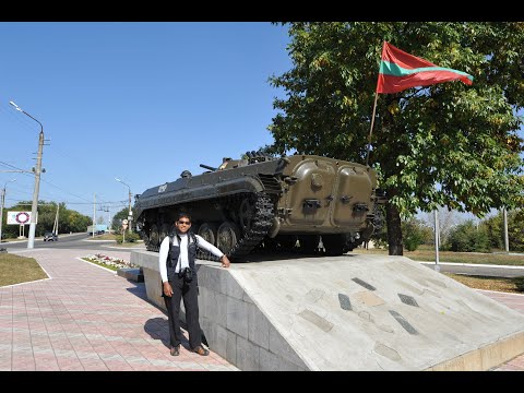 Peaceful Tiraspol Transnistria without world news cameras