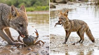 Crab-Eating Fox 🦊 This Fox Hunts CRABS!