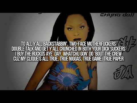 Foxy Brown - BWA (Lyrics On Screen) ft. Gangsta Boo & Mia X