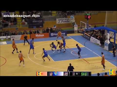 LEB ORO 17/18 | Caleb Agada (Prat), partido ante Coruña