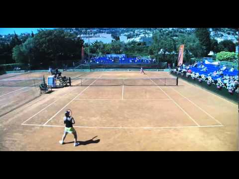 Benamar (FRA) - Criveletto (SUI) 6/4 7/5 (Part. 2/4) - ITF Beaulieu 2015 Junior W, Tour 1