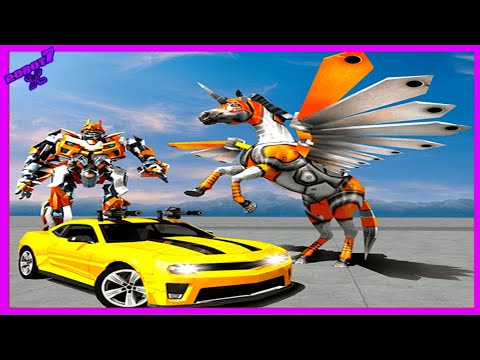 Unicorn Robot Car Transform Android gameplay