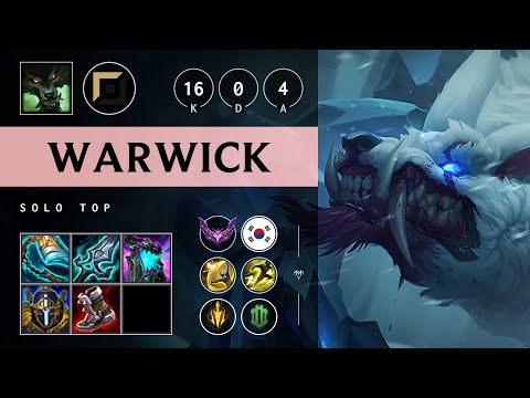 Warwick Top vs Jayce - KR Master Patch 25.18