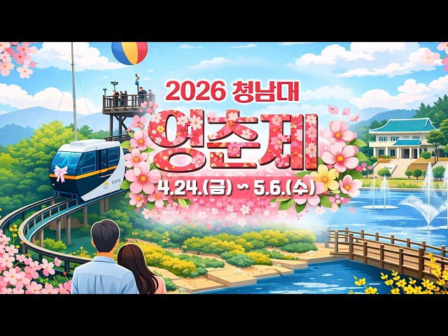 청남대 봄꽃축제 영춘제 YouTube 영상 썸네일