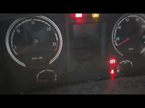 Scania R420 HPI hard cold start -14 degrees 