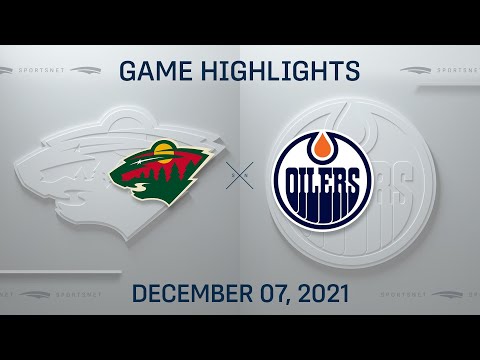 NHL Highlights | Wild vs. Oilers - Dec. 7, 2021