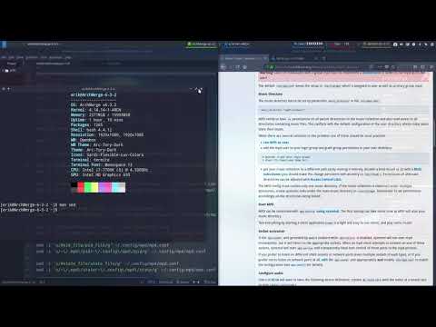 ArchMerge : 211 technical information about mpd and ncmpcpp and the installation script