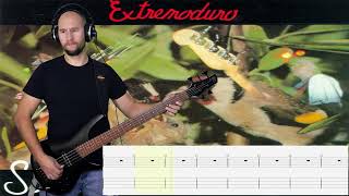 Extremoduro Bass Cover (+ Tab): Destrozando &quot;Necesito Drogas y Amor&quot;