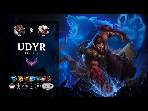 Udyr Jungle vs Lee Sin - NA Master Patch 12.12