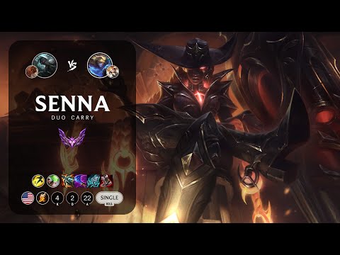 Senna ADC vs Ezreal - NA Master Patch 12.21