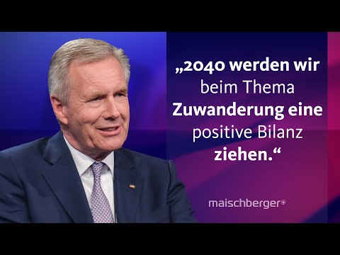 Christian Wulff über den Rechtsruck in Europa und den Ukrainekrieg  I maischberger