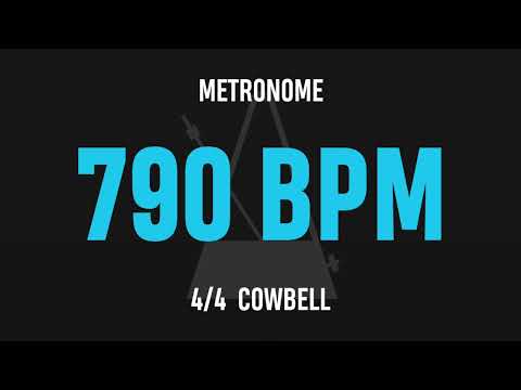 790 BPM 4/4 - Best Metronome (Cowbell)