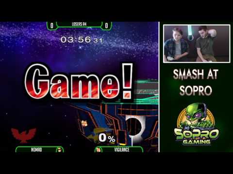 SoPro 37 SSBM - Nomad (C. Falcon) Vs. Vigilance (Fox) Losers Round 4