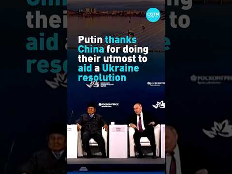 Putin thanks China for doing their utmost to aid a Ukraine resolution