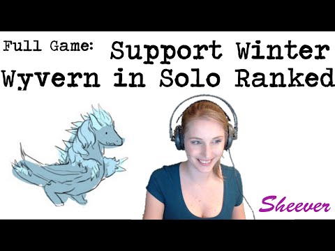 Full Game: Support Winter Wyvern in Solo Ranked