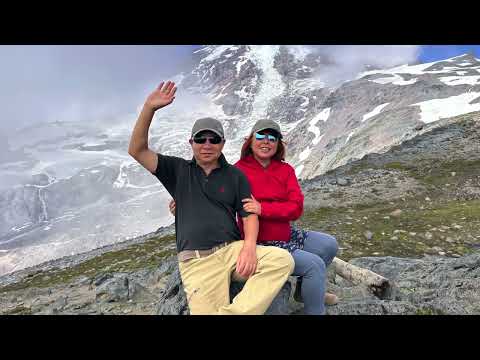 Skyline Loop Trail in Mt Rainier National Park, Washington, August 7, 2023