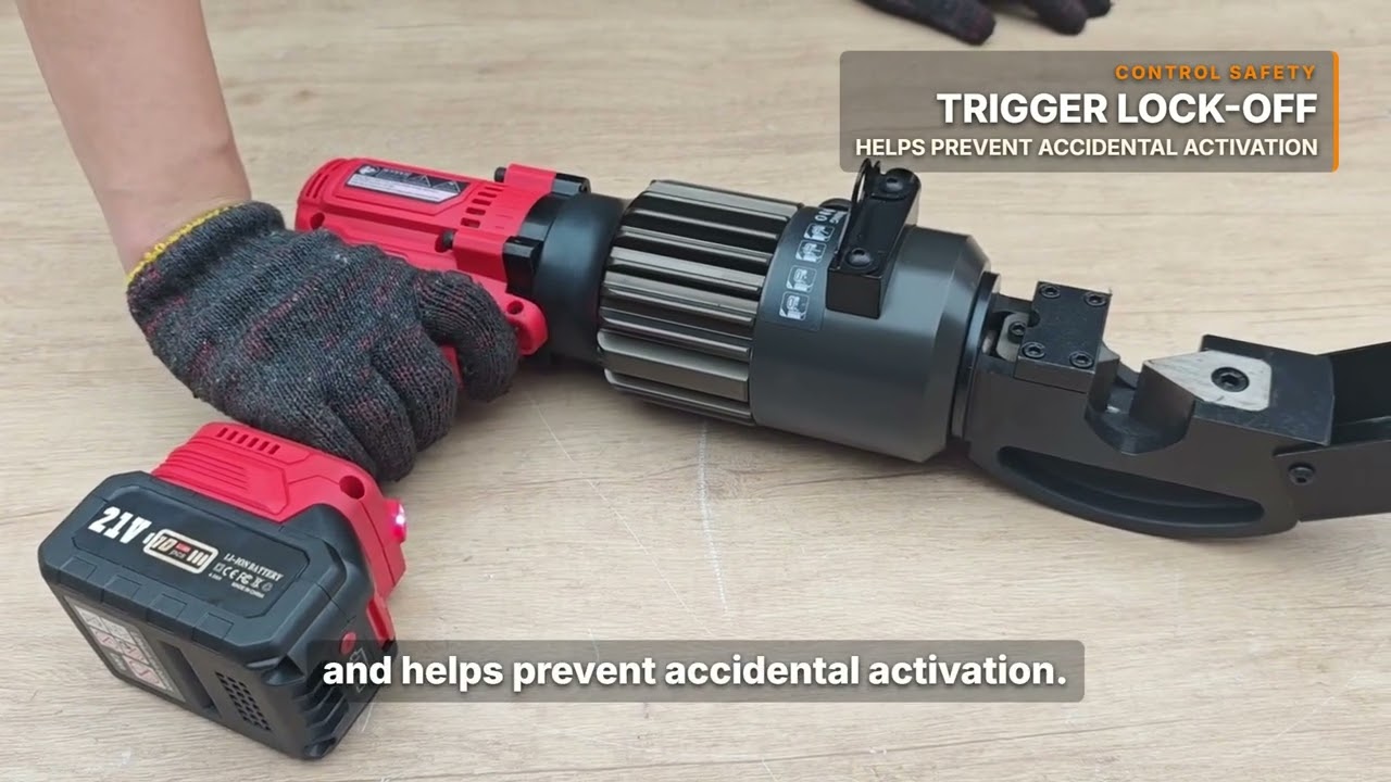RD-10BR cordless chain cutter operation video