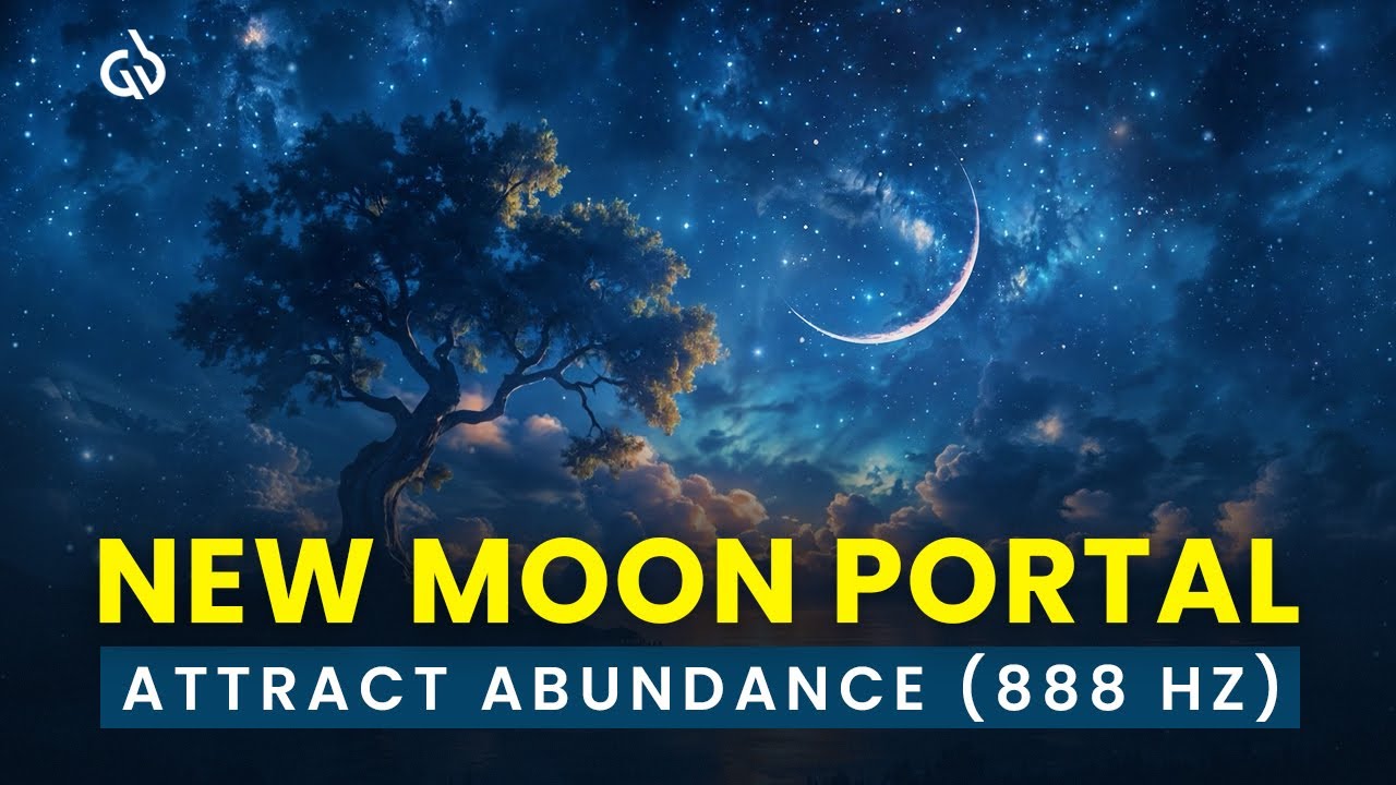 New Moon Portal Activated: Enter the Portal Now & Attract Abundance & Prosperity (888 Hz)