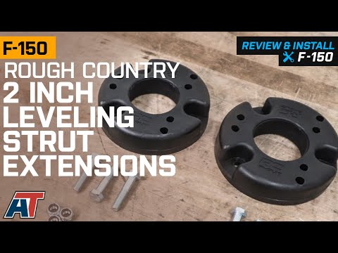 2009-2020 F150 Rough Country 2 Inch Leveling Strut Extensions Review & Install