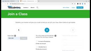 How to join a class in Flocabulary