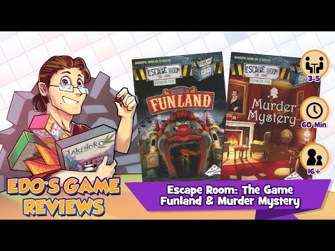 Edo's Escape Room: The Game Expansions: Welcome to Funland & Murder Mystery Review