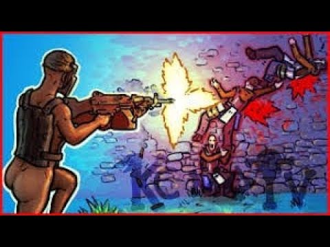 RUST Matando um invasor Tentando invadir a base#011