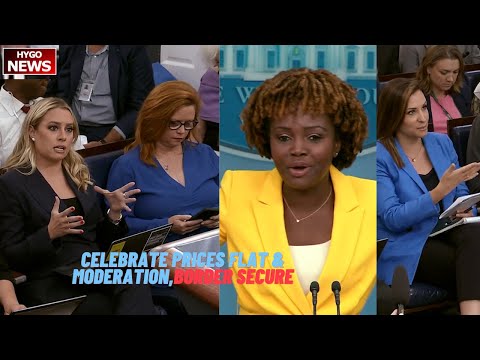 WH: prices essentially flat & moderation, NO ANSWER but celebrate Inflation Reduction, border secure