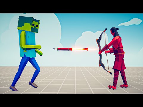 MINECRAFT ZOMBIE vs EVERY UNIT - Totally Accurate Battle Simulator TABS