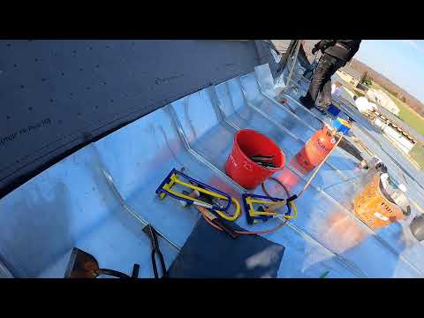 Stehfalzdach in Zink - Teil 5 - Blechdach - Blechschare