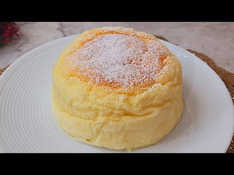 How to make fluffy yogurt souffle cake| mini souffle cake recipe
