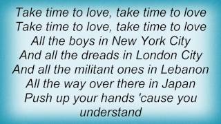 Beres Hammond - Take Time To Love Lyrics