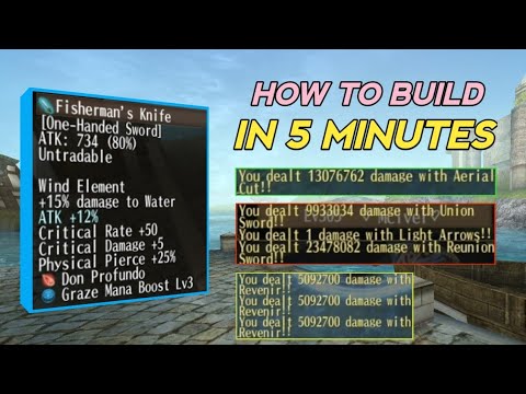Toram Online - New Fisherman Knife is Must Get & How To Build it Well In 5 Minutes