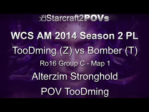 SC2 HotS - WCS AM 2014 S2 PL - TooDming vs Bomber - Ro16 Group C - Map 1 - Alterzim - TooDming
