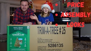 7.5 ft Pre-lit Hayden Pine Christmas Tree from Lowe's - REVIEW