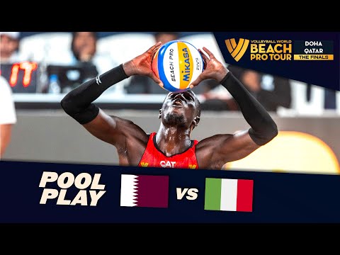 Cherif/Ahmed vs. Cottafava/Nicolai - Day 1 Highlights | Doha Finals 2023 #BeachProTour