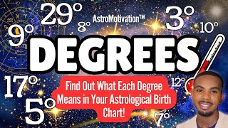 DEGREES° in the Birth Chart!🌡️: Find Out What Each Degree Means Within Your Birth Chart!📏#astrology