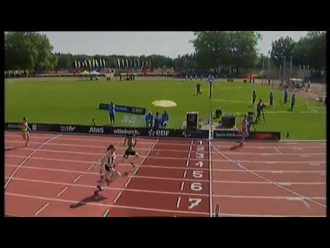Athletics - Women's 100m T12 Round 1 heat 1 - 2013 IPC Athletics World Championships, Lyon