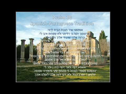Jewish Prayer-Psalm 30-Mizmor Shir Chanukat-אמִזְמוֹר שִׁיר חֲנֻכַּת הַ