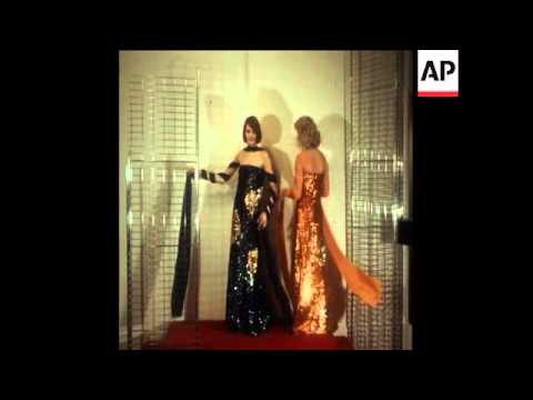 SYND 25-1-74 LAPIDUS AND ESTEREL COLLECTIONS PRESENTED AT A FASHION SHOOT IN PARIS