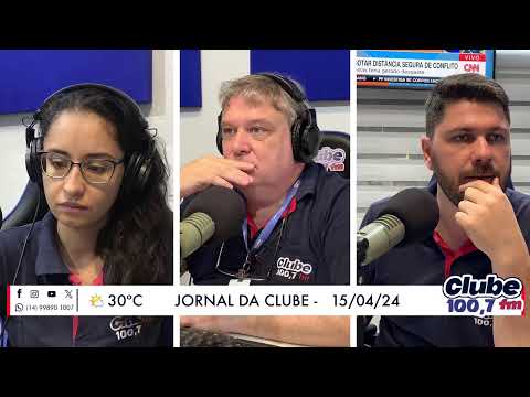 Jornal da Clube - 15/04/24 - Edição do Almoço