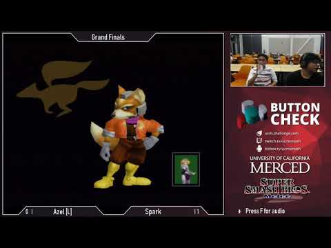 Button Check 13 - Singles Grand Finals: Spark (W) vs  Azel (L)