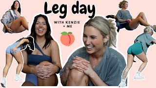 Workout with US! Kenzie & I did a deadly leg day... follow along!