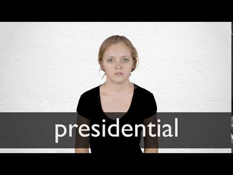 How to pronounce PRESIDENTIAL in British English