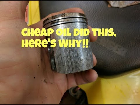 Why cheap 2 stroke oil will blow up your bike!
