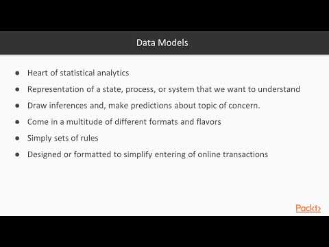Statistics for Data Science Data Structures and Data Models| packtpub com