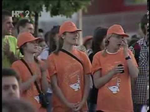 SHKM Sisak 2012. - Predaja križa mladima Dubrovačke biskupije