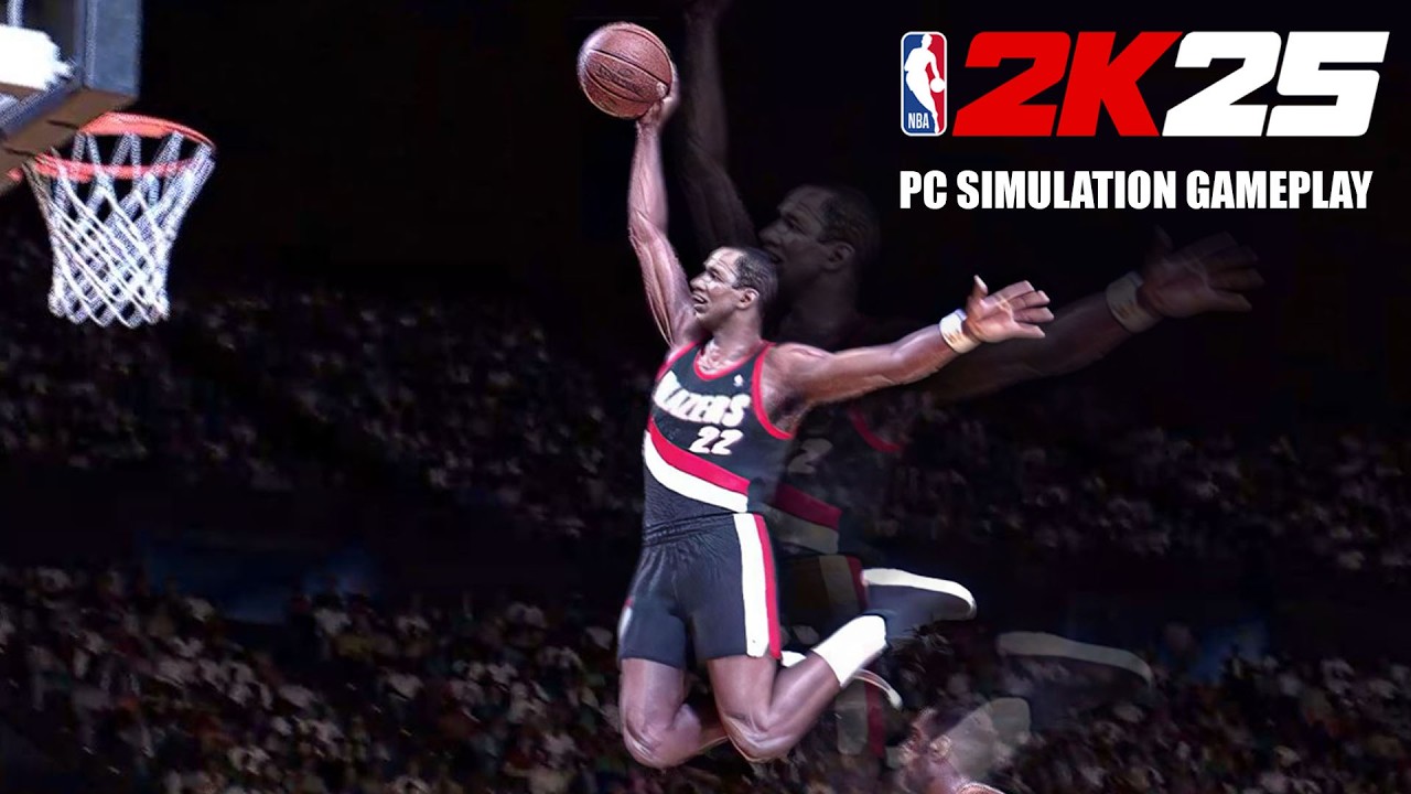 NBA 2k25 Clyde Drexler "gliding" #3 Highlight