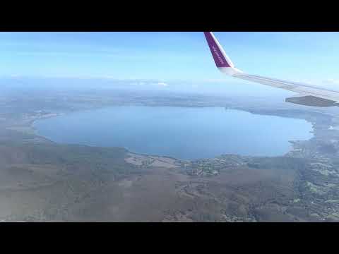 Landing at Rome Fiumicino Leonardo da Vinci Airport (FCO) 1/11/25
