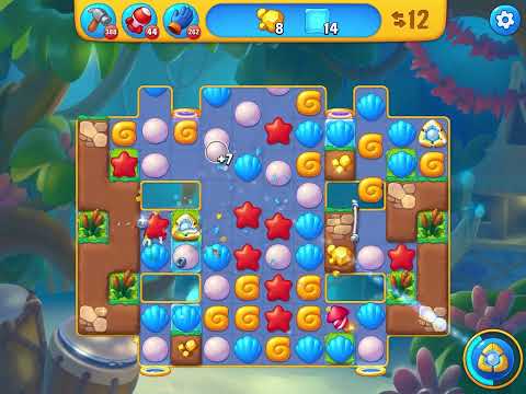 Fishdom level 6432 no boosters フィッシュダム ノーマル [Friend's]