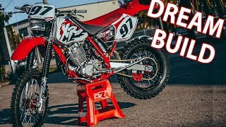 HONDA XR400 RESTORATION DREAM BUILD. 440CC BIG BORE FMF: WALK AROUND & STARTUP